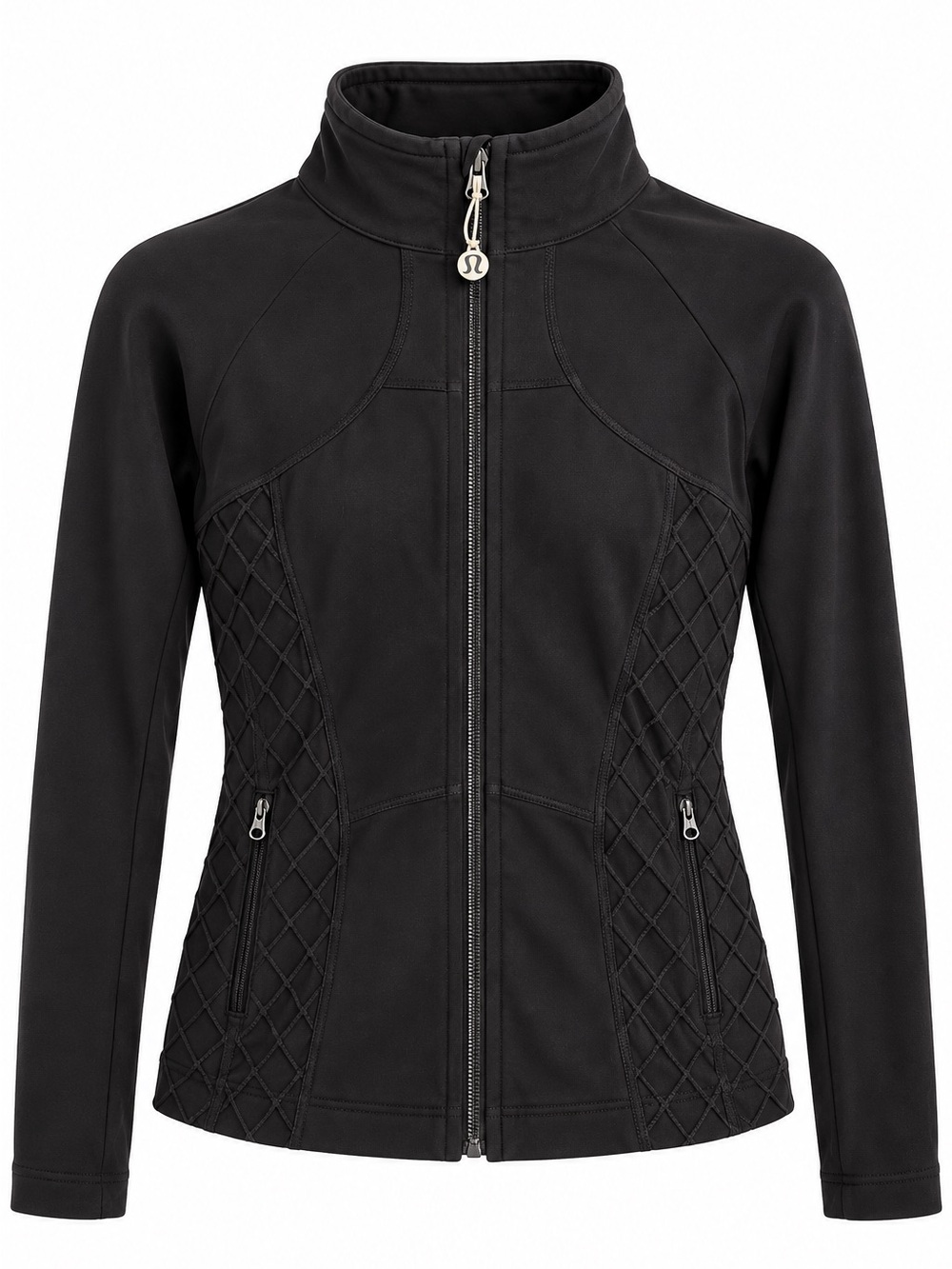 Lululemon Black Diamond Quilted Full Zip Jacket Size 10